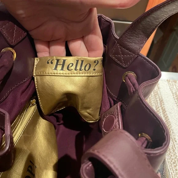 Vintage. Juicy Couture Pink and Purple Tote Bag . Great condition. - Picture 8 of 16